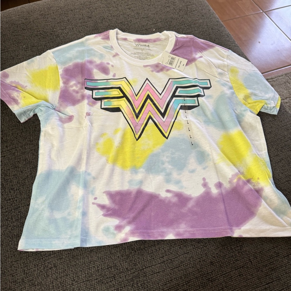 Colorful Tie-Dye Graphic T-Shirt